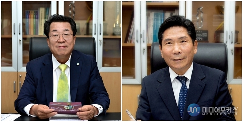 이상전 전 시장과 김창규 시장