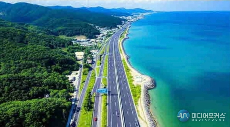 포항~영덕 고속도로 가상도(경상북도)