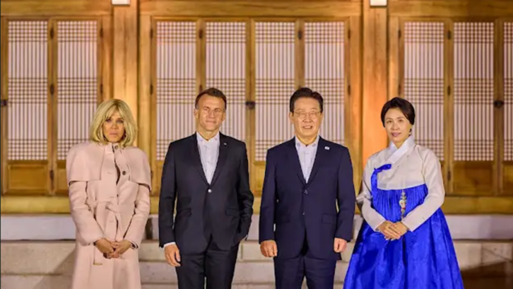 한불 정상, 상춘재 만찬···140년 외교 우정 재확인