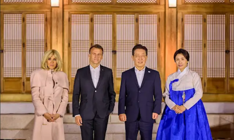 한불 정상, 상춘재 만찬···140년 외교 우정 재확인