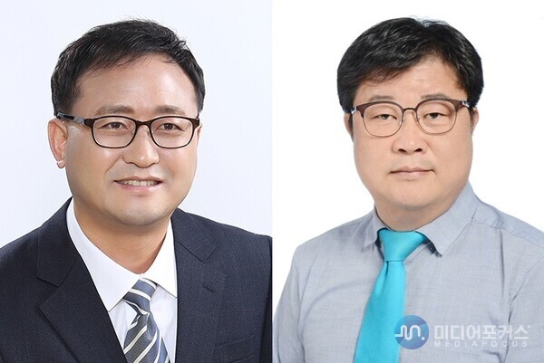 왼쪽부터 권오규,이재신 의원(제천시의회) 왼쪽부터 권오규,이재신 의원(제천시의회)