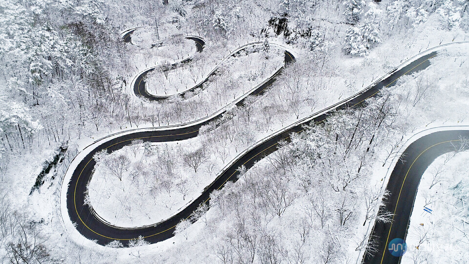 보발재 설경(단양군) 보발재 설경(단양군)