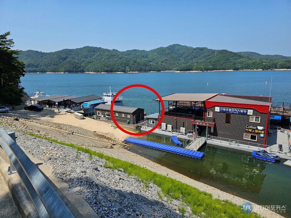 불법 시설물 철거 후 모습(김병호 논설주간) 불법 시설물 철거 후 모습(김병호 논설주간)